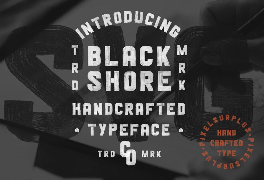 Black Shore Vintage Free Font 