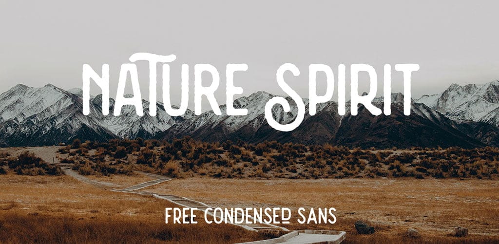 Nature Spirit Rough Free Font